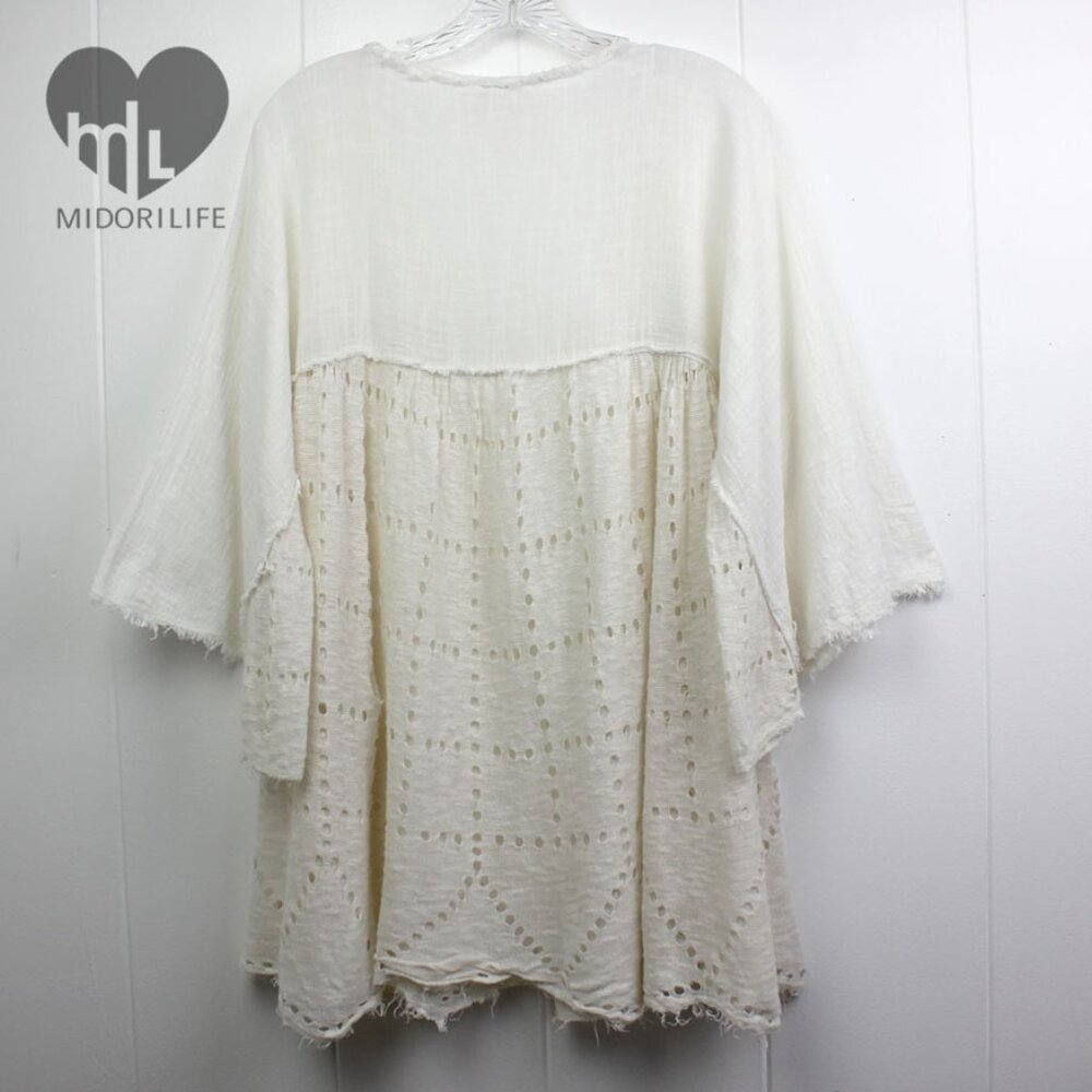 FREE PEOPLE Summer Lovin' Linen Blend Tunic - Picture 4 of 7